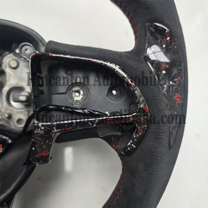 Volant de direction en fibre de carbone forgée avec LED et Alcantara, en promotion directe usine, pour Dodge Challenger SRT - Product Image 6