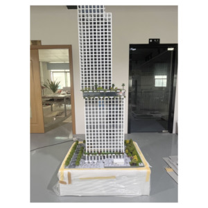 Modello di Edificio Commerciale Multipiano in Scala Architettonica, Grattacielo Urbano Moderno per Immobili - Product Image 1