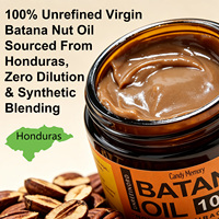Huile de Batana Pure pour Cheveux Bouclés 100% Non Raffinée Nourrit le Cuir Chevelu Sec Prévient les Pointes Fourchues Traitement de Repousse des Cheveux Beurre d'Huile de Batana