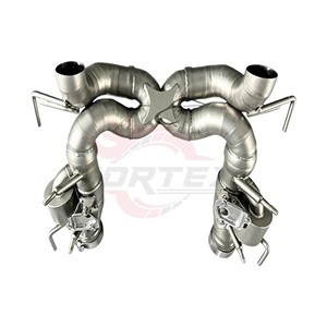 ท่อไอเสีย Vortex Premium Titanium สำหรับ Ferrari SF90 3.9T V8 Valvetronic Catback X-Pipe เสียงเอ็กโซติกสูง - Product Image 4