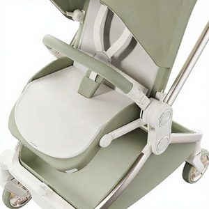 Poussette bébé pliable légère à 4 roues en aluminium et acier inoxydable de haute qualité, fabriquée sur mesure par LianLi Original Factory - Product Image 3