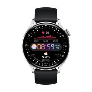 2022รอบนาฬิกาสแตนด์บายนาน Smartwatch 1.32หน้าจอสัมผัสเต็มรูปแบบฟิตเนสโทรสมาร์ทวอทช์ D3 Pro นาฬิกา3