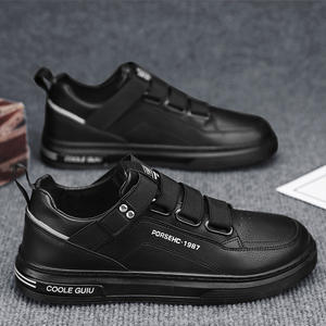 Nuevas zapatillas deportivas de cuero blanco para hombre, zapatos modernos y versátiles, calzado deportivo antideslizante para hombre. - Product Image 2