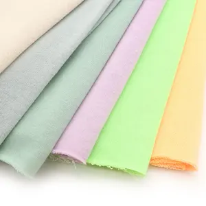 Yeni tasarım özel taze renk düz pamuklu kumaş fransız terry kumaş hoodie için