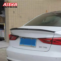 Aileron arrière de voiture AISKA Autoclave Carbon V Style 100% fibre de carbone sèche pour Audi A3 S3 A3 8V 2014-2026