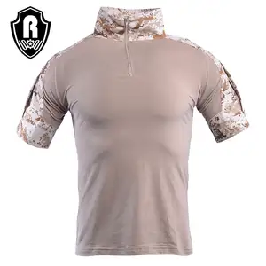 Professional Supplier Roewe Fashion Man Short Sleeve Shirt Tactical Shirt Hunting T Shirt