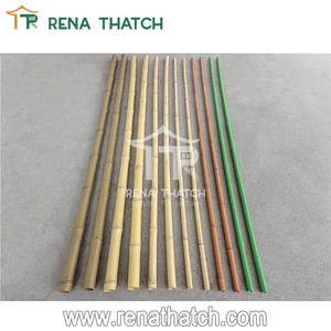 Bâton de <span class=keywords><strong>bambou</strong></span> <span class=keywords><strong>artificiel</strong></span> jaune écologique de 2cm de diamètre en plastique pour clôture japonaise - Product Image 5