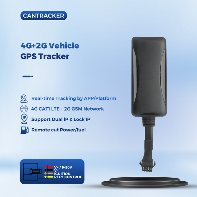 Motorcycle GPS Tracker for Car 4G Vehicle tracker ACC Anti Theft Alarm 9-90V J16 Remote Cut Fuel