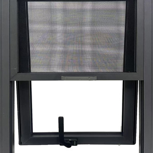 Fenêtre à battants à manivelle australienne à suspension supérieure anti-<span class=keywords><strong>bruit</strong></span> coupe-vent étanche à la pluie économie d'énergie Ventilation de grande hauteur sûre et durable - Product Image 2