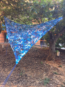 Nền phù hợp với màu hồng Camo lưới irr nhiệt <span class=keywords><strong>Net</strong></span> dù để che nắng chống IR HDPE 3x6 lưới vải chống cháy - Product Image 3