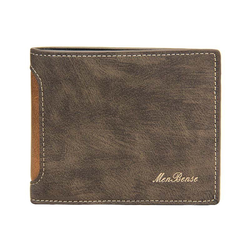 New Men's Wallet Wallet Holder Bags Short Multi-functional Imitation Leather PU Polyester Opp Bag Fashion Anti-theft Zipper Gs