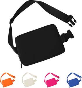 사용자 정의 인쇄 로고 패션 폴리 에스터 나일론 방수 여성 러닝 벨트 가방 여행 스포츠 남성 허리 가방 재미 팩 Crossbody 가방 - Product Image 4