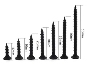 Vis autotaraudeuses métriques noires fendues de type <span class=keywords><strong>SPAX</strong></span> pour panneaux de particules, MDF et panneaux de fibres - Product Image 3