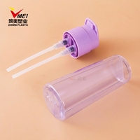 Nouvelle bouteille vide en plastique à double tube pour shampoing et gel douche, 300/400/500 ml, idéale pour les colorations capillaires