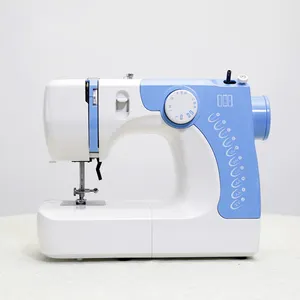 cheap price household chain stitch flat bed domestic sewing machine desktop type with handle
