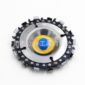 Wood Carving Disc 4 In 14 Tooth Stainless Steel For <b>Angle</b> <b>Grinder</b> Woodworking Cutting - Product Image 3