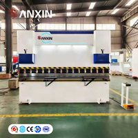 Prensa Plegadora SANXIN de 63T, 110T, 160T, Estándar Europeo, Prensa Plegadora CNC para Chapa Metálica, Máquina de Doblado Hidráulica