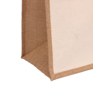 Sac fourre-tout <span class=keywords><strong>en</strong></span> toile de jute, <span class=keywords><strong>lin</strong></span> et jute écologique avec logo imprimé personnalisé, poignée <span class=keywords><strong>en</strong></span> <span class=keywords><strong>corde</strong></span>, poche <span class=keywords><strong>en</strong></span> coton sur le devant pour courses, épicerie, excellente idée cadeau - Product Image 5