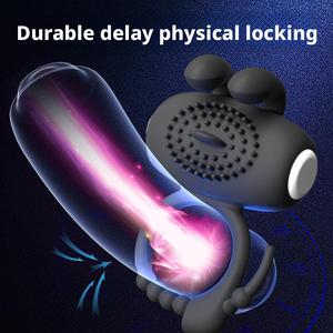Aanpassen Juguetes Sexuales Cock Ring Seksspeeltjes Voor Man Vibrator Cock Ring Volwassen Speelgoed Penis Ring Sextoys Siliconen Delay Ring - Product Image 5