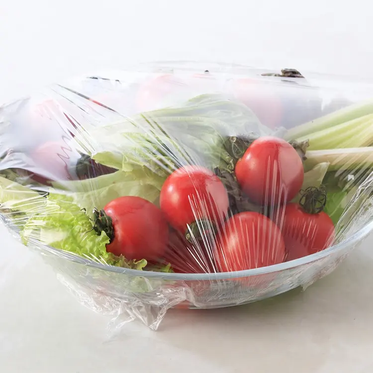 प्लास्टिक पन्नी रखने ताजा खाद्य ग्रेड पीवीसी चिपटना फिल्म खिंचाव फिल्म फल और सब्जियों pecling फिल्म भोजन की चादर