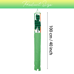 Décoration de surface 75D Air Duct St. Patrick's Creek and Elk 30*45CM avec 6 bandes graphiques imprimées numériquement 5*60CM - Product Image 2