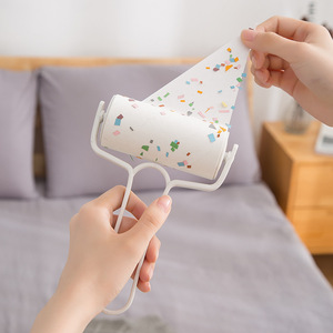 Lint Roller With Tear Off Function Strong Adhesive For Clothes Bed Sheets Paper Towels Plastic Material - Product Image 2