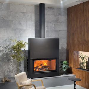 Estufa de <span class=keywords><strong>Leña</strong></span> Moderna Independiente de Hierro Fundido <span class=keywords><strong>con</strong></span> <span class=keywords><strong>Horno</strong></span> para Cocinar, en Venta - Product Image 5
