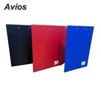 Carpeta Portapapeles A4 Impermeable Personalizada, Tablero de Escritura de Doble Cara con Clip Metálico, Portapapeles de PVC para Oficina