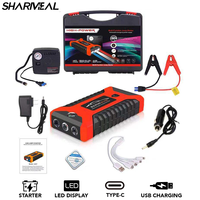 Sharmeal OEM&ODM Démarreur de Batterie au Lithium 12V 5200mAh 600A, Power Bank Portable pour Voiture avec Compresseur d'Air