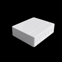 Caja de Distribución de Fibra Óptica FTTH de 4 Núcleos Bangbang TX-B-104, Terminal de Fibra Óptica SC/UPC de 4 Puertos 1310/1550nm para Redes 3G y WiFi