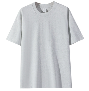 เสื้อยืดผู้ชายคุณภาพสูง 210gsm ผ้าฝ้าย ปักโลโก้ พิมพ์ลาย คอกลม แขนสั้น ไซส์ใหญ่ สไตล์ลำลอง ขายส่ง - Product Image 1