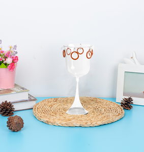 แก้วไวน์แดงแบบกำหนดเองแก้วน้ำแชมเปญพร้อมแก้วที่มีสเน่ห์ตกแต่งบ้าน - Product Image 2