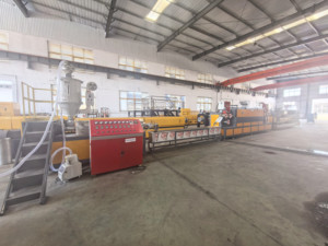 Chaîne de production d'extrusion de courroie PET/PP bande d'emballage en plastique PET faisant la machine - Product Image 3