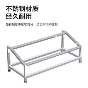 Estante para condimentos de acero inoxidable, tamaño 1/6, una sola fila, rectangular, apto para lavavajillas, para almacenamiento de alimentos para fiestas - Product Image 3