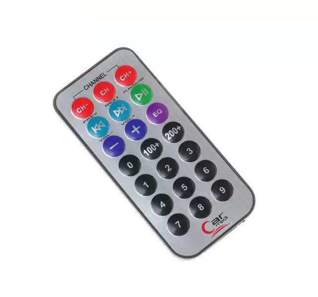 Accept Customization MP3 Remote Control Black White Silver 1838 Infrared Remote Control Mini Remote Control Accepts Custom Mini