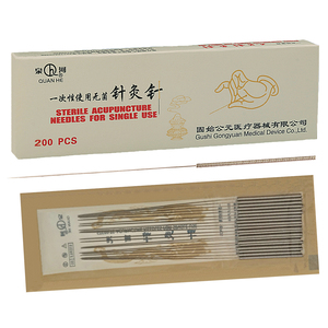 200 pièces aiguilles d'acupuncture séchage aiguilletage vente en gros jetable stérile - Product Image 1