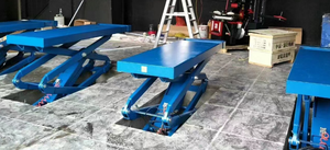 Gunting hidrolik silinder ganda, Lift mobil bawah tanah silinder 3500 4000kg dengan sertifikasi CE - Product Image 4