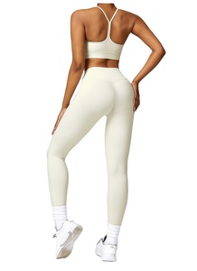 Ensemble <span class=keywords><strong>de</strong></span> yoga à séchage rapide régénérateur écologique Ensemble <span class=keywords><strong>de</strong></span> gaine d'exercice <span class=keywords><strong>de</strong></span> course à pied pour femmes - Product Image 2