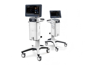 เครื่องช่วยหายใจ Mindray SV800 คุณภาพสูงและขายดีสำหรับห้องไอซียูฉุกเฉิน พร้อมหน้าจอสัมผัส TFT แบบแอคทีฟเมทริกซ์สีขนาด 18.5 นิ้ว - Product Image 1