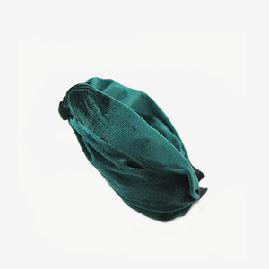 Accessoires de Cheveux de mode Large Bande De Cheveux Élégant Rétro Grand Arc <span class=keywords><strong>Vert</strong></span> <span class=keywords><strong>Velours</strong></span> Bandeau - Product Image 3