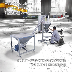 Máquina automática de llenado de harina en polvo de 1kg, 2kg, 5kg, tipo tornillo sin fin con bomba, componente central para envasado de alimentos. - Product Image 2