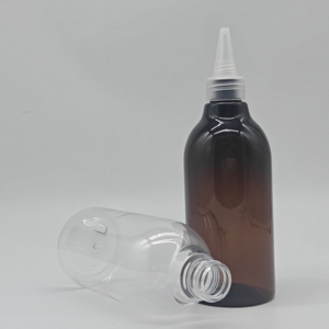 Bouteille vide en PET en gros pour cosmétiques avec bouchon pompe pour gel douche, shampoing, emballage de soins de la peau 300 ml - Product Image 6