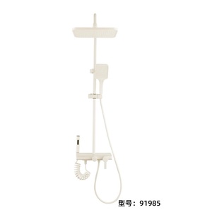 Hot-selling Wall-mounted Exposed <b>Shower</b> <b>Head</b> for Bathrooms, Gun Gray, Rainfall Style Bathroom <b>Shower</b> Faucet - Product Image 2