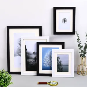 Black And White Picture <b>Frame</b> Matting Art Display <b>Frame</b> for Photo <b>Wall</b> Decor - Product Image 3