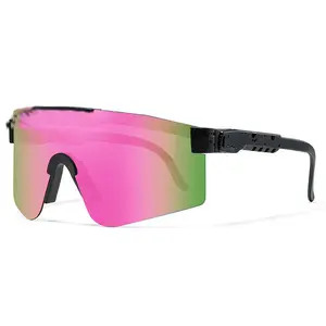 The Sunglasses 2023 Cost-effective Cycling Sunglasses Outdoor Bicycle Brand Custom Logo Driving Running UV400 Windproof PC Sport Sunglasses