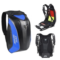Sac à dos de moto imperméable MOTOCENTRIC, sac de selle arrière de moto, sac multifonction pour siège arrière de moto, sac à casque haute capacité
