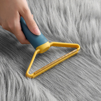 Tragbarer manueller Flusen entferner Doppelseitiger Tierhaarent ferner Bürste Fluff Fuzz Fabric Shaver für Wollmantel-Teppich reinigungs werkzeug