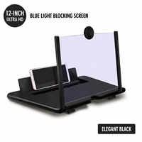 Hot Sale 10/12" HD Mobile Phone Screen Amplifier Foldable Desktop Magnifier Stand with Eye Protection for Smartphones