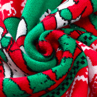 Pull de Noël moche en tricot jacquard personnalisé pour la famille, pour homme adulte, anti-rides et séchage rapide, nylon/acrylique