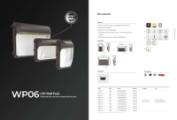Lampe murale en stock aux États-Unis, 30 watts-180 watts, lampes murales LED pour l'éclairage de jardin, l'éclairage de garage, l'éclairage d'hôtel